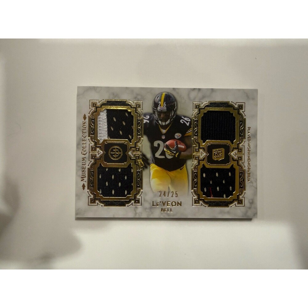 2013 Tops Le’Veon Bell Museum Collection 24/25 Quad Jerseys